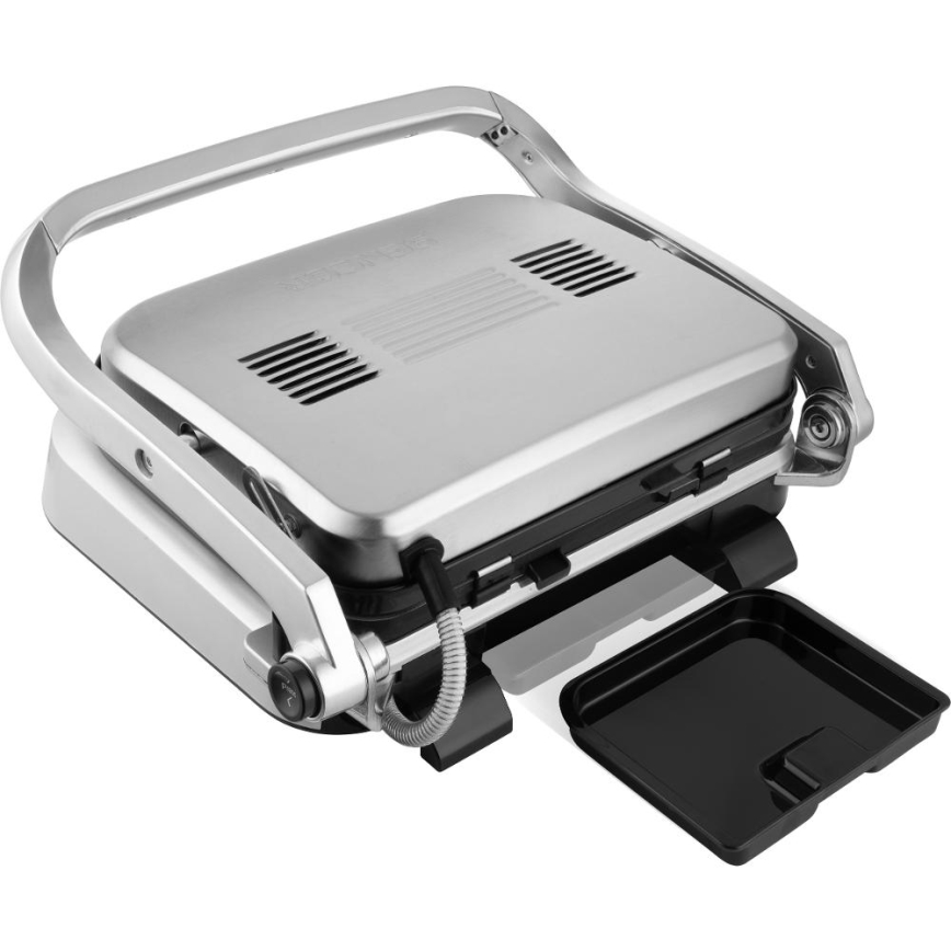 Sencor - Grill elektryczny 2100W/230V matowy chrom