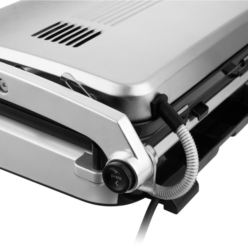 Sencor - Grill elektryczny 2100W/230V matowy chrom