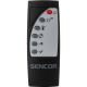 Sencor - Grzejnik konwekcyjny z wyświetlaczem LCD 750W/1500W/230V Wi-Fi Tuya IP24 biały + pilot