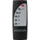 Sencor - Grzejnik konwekcyjny z wyświetlaczem LCD 750W/1500W/230V Wi-Fi Tuya IP24 czarny + pilot