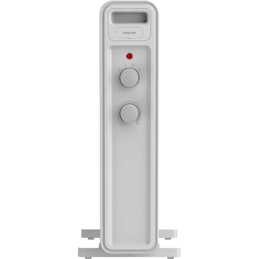 Sencor - Grzejnik olejowy 7-żebrowy 600/900/1500W/230V biały