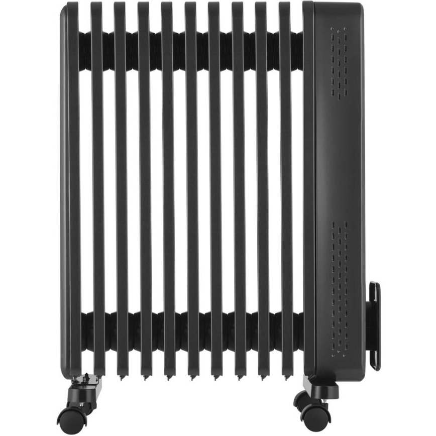 Sencor - Grzejnik olejowy z 11 żebrami 1000/1200/2400W/230V Wi-Fi czarny