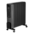 Sencor - Grzejnik olejowy z 13 żeber 1000/1500/2730W/230V Wi-Fi czarny