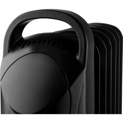 Sencor - Grzejnik olejowy z 7 żeber 700 W/230 V czarny