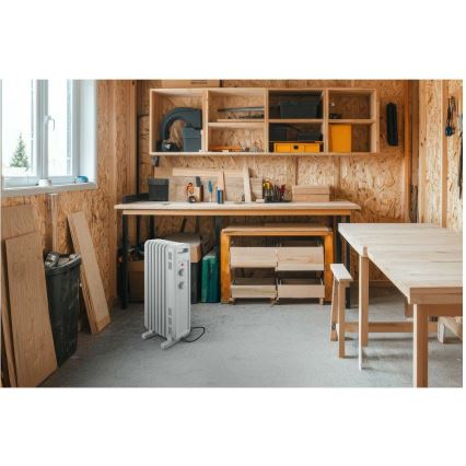 Sencor - grzejnik olejowy z 7 żebrami 600/900/1500 W/230 V biały