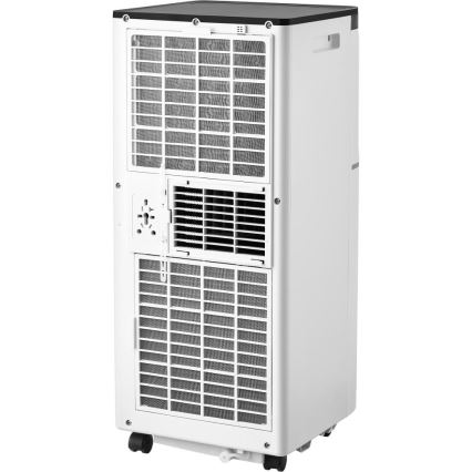 Sencor - Inteligentna przenośna klimatyzacja 3 w 1 wraz z kompletnym zestawem akcesoriów 760W/230V 7000 BTU Wi-Fi biała + pilot zdalnego sterowania