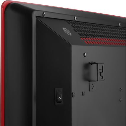 Sencor - Inteligentny elektryczny grzejnik/konwektor 1200/2400W/230V IP24 Wi-Fi czerwony