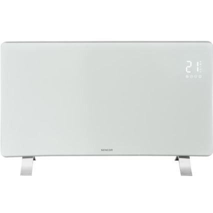 Sencor - Inteligentny elektryczny konwektor 1200/2400W/230V IP24 Wi-Fi biały