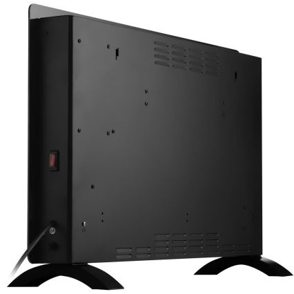 Sencor - Inteligentny elektryczny grzejnik/konwektor 2000W/230V IP24 Wi-Fi czarny + pilot zdalnego sterowania