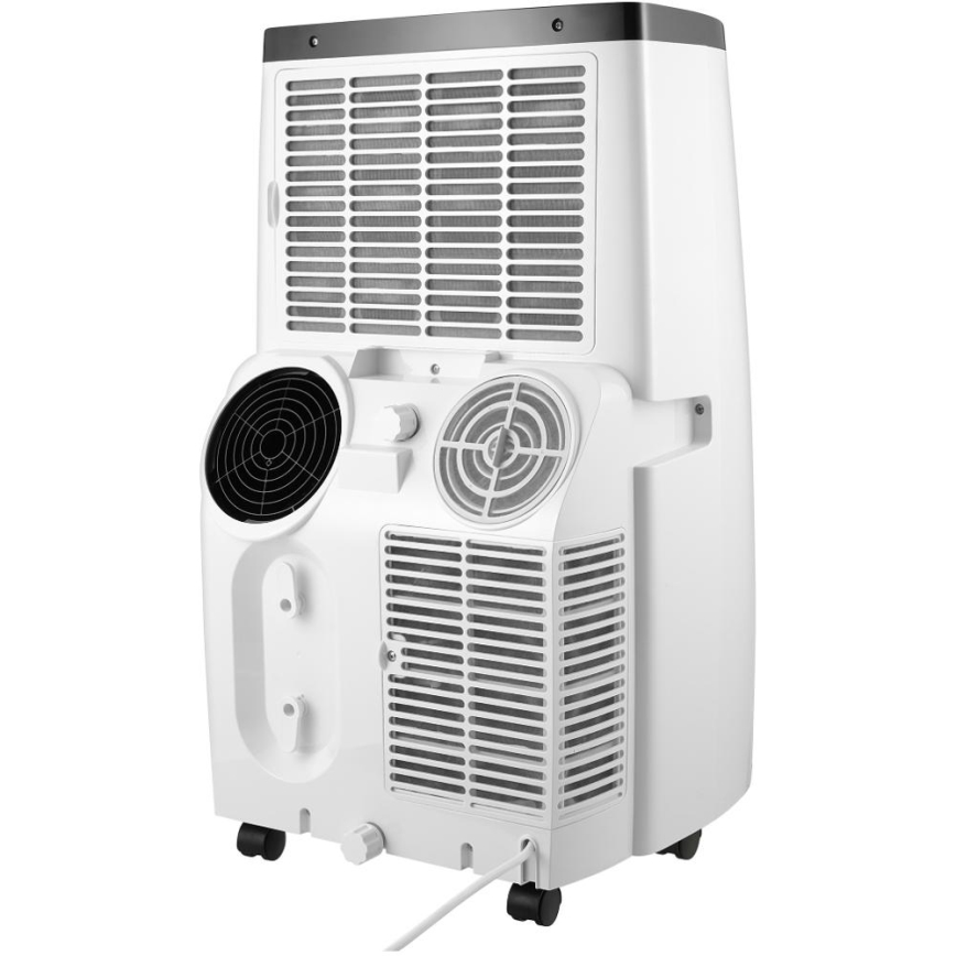 Sencor - Inteligentna przenośna klimatyzacja 4 w 1 z kompletnym wyposażeniem, 1700 W / 230 V, 12 000 BTU, Wi‑Fi, biała + pilot zdalnego sterowania