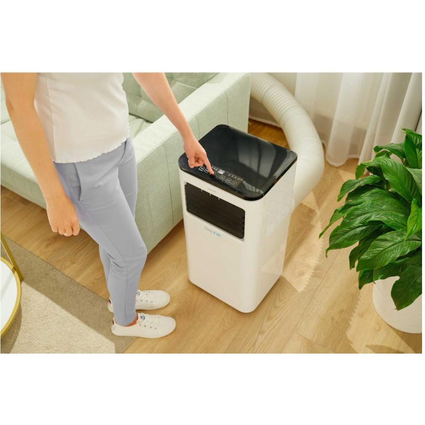 Sencor - Inteligentny mobilny klimatyzator 3w1 z kompletnym wyposażeniem 1050W/230V 10000 BTU Wi-Fi + zdalne sterowanie