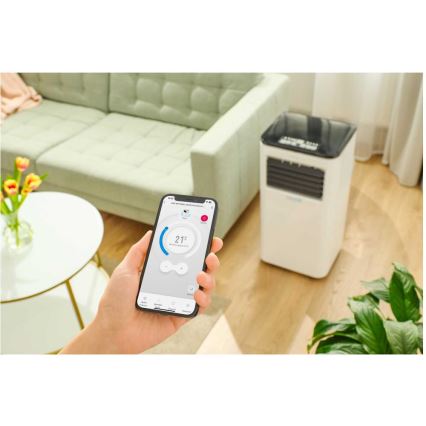 Sencor - Inteligentny mobilny klimatyzator 3w1 z kompletnym wyposażeniem 1050W/230V 10000 BTU Wi-Fi + zdalne sterowanie