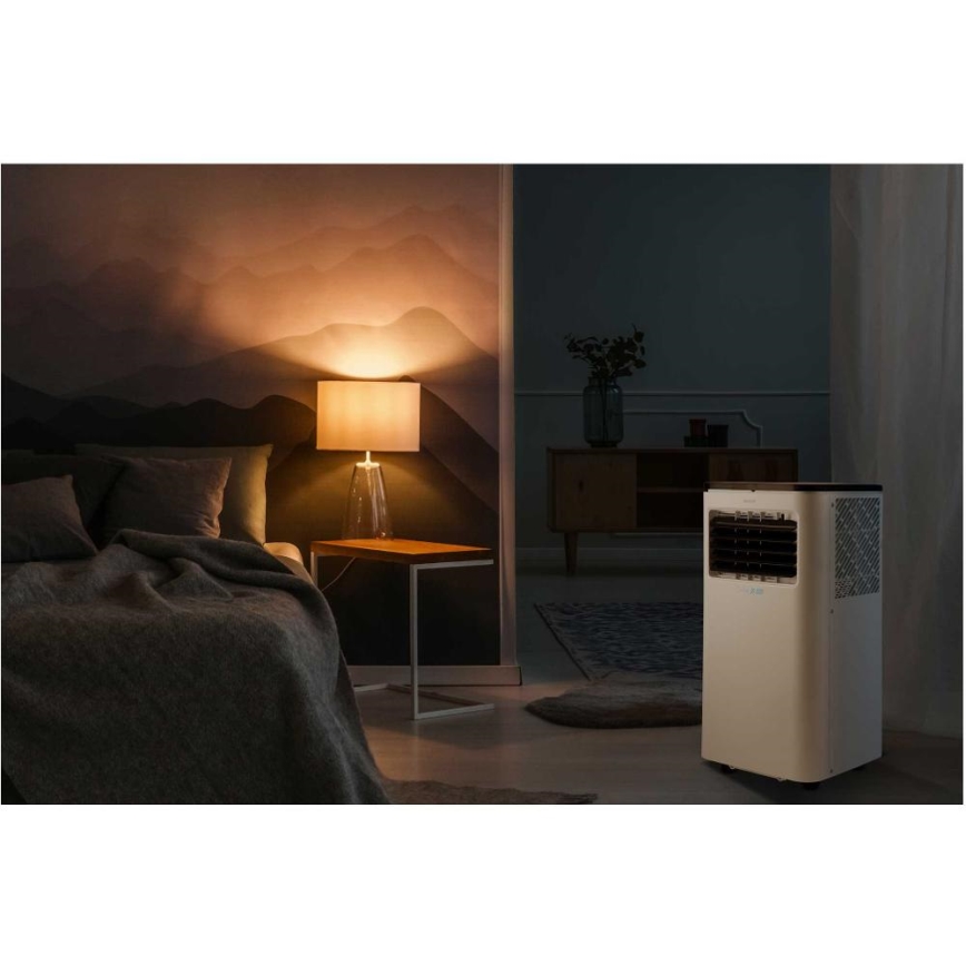 Sencor - Inteligentny mobilny klimatyzator 3w1 z kompletnym wyposażeniem 1050W/230V 10000 BTU Wi-Fi + zdalne sterowanie