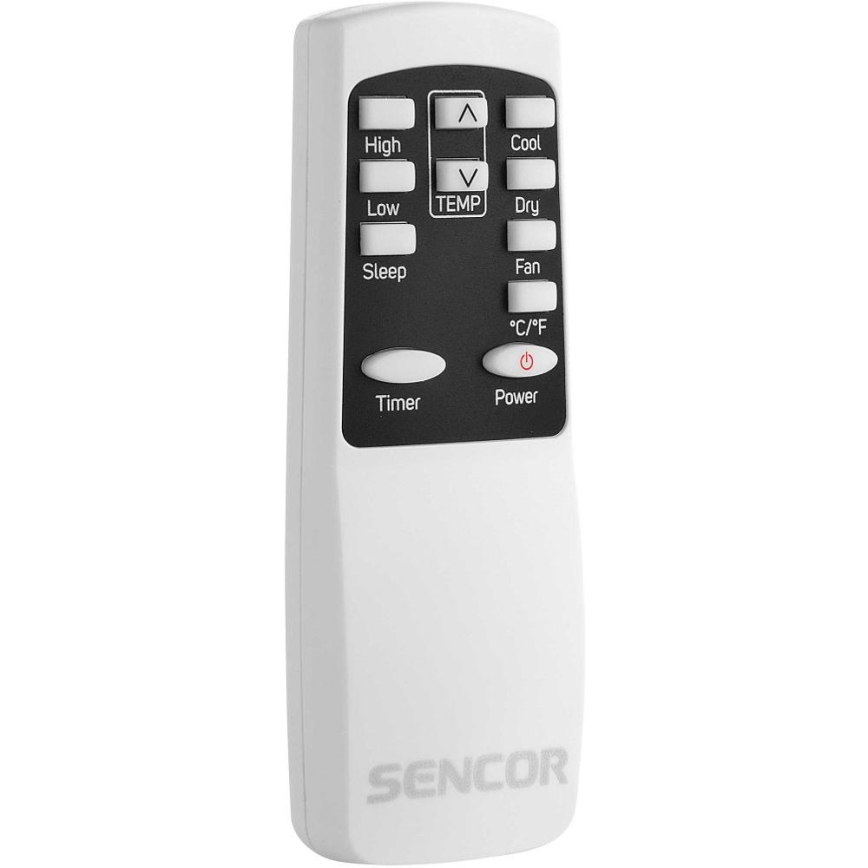 Sencor - Inteligentny mobilny klimatyzator 3w1 z kompletnym wyposażeniem 1050W/230V 10000 BTU Wi-Fi + zdalne sterowanie