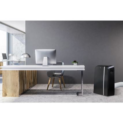 Sencor - Inteligentny mobilny klimatyzator 3w1 z kompletnym wyposażeniem 1450W/230V 12000 BTU Wi-Fi czarny + zdalne sterowanie