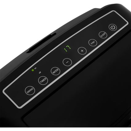 Sencor - Inteligentny mobilny klimatyzator 3w1 z kompletnym wyposażeniem 1450W/230V 12000 BTU Wi-Fi czarny + zdalne sterowanie