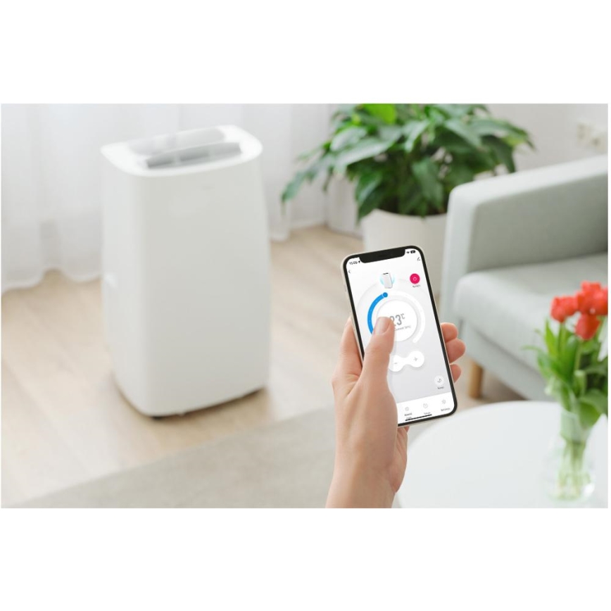 Sencor - Inteligentny mobilny klimatyzator 3w1 z kompletnym wyposażeniem 1700W/230V 16000 BTU Wi-Fi + zdalne sterowanie