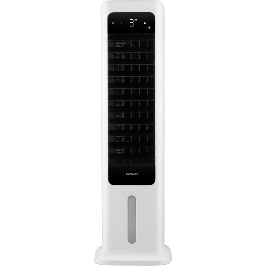 Sencor - Inteligentny mobilny klimatyzer 60W/230V Wi-Fi biały + zdalne sterowanie