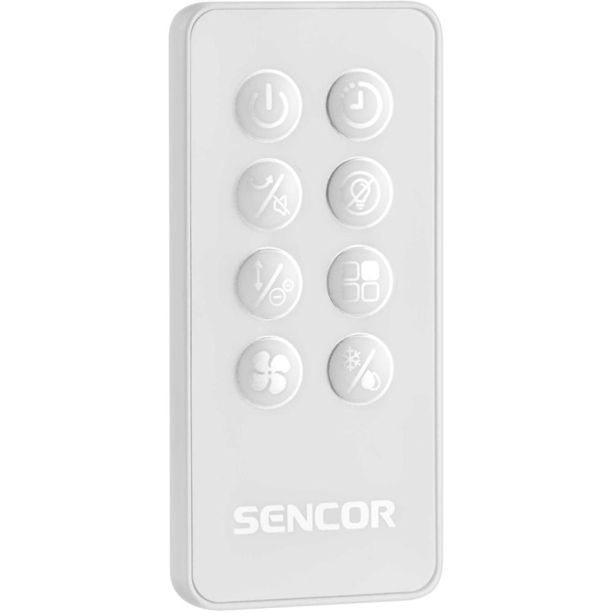 Sencor - Inteligentny mobilny klimatyzer 60W/230V Wi-Fi biały + zdalne sterowanie