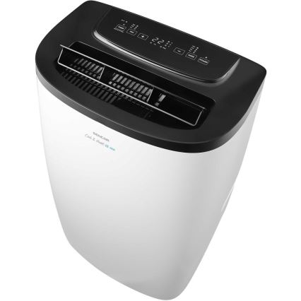 Sencor - Inteligentny przenośny klimatyzator 4 w 1 z pełnym zestawem akcesoriów 1750W/230V 18000 BTU Wi-Fi biały + pilot zdalnego sterowania