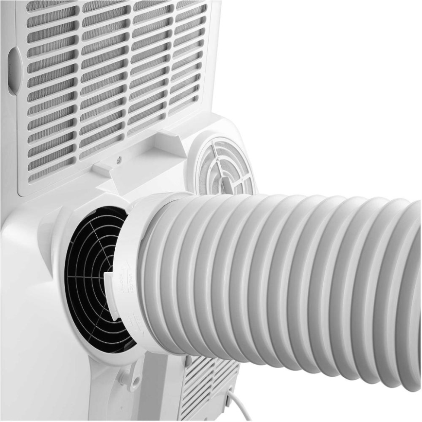 Sencor - Inteligentny przenośny klimatyzator 4 w 1 z pełnym zestawem akcesoriów 1750W/230V 18000 BTU Wi-Fi biały + pilot zdalnego sterowania