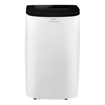 Sencor - Inteligentny przenośny klimatyzator 4 w 1 z pełnym zestawem akcesoriów 1750W/230V 18000 BTU Wi-Fi biały + pilot zdalnego sterowania