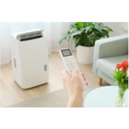 Sencor - Inteligentny klimatyzator przenośny 5 w 1 z kompletnym zestawem akcesoriów 733W/230V 9000 BTU Wi-Fi biały + pilot zdalnego sterowania