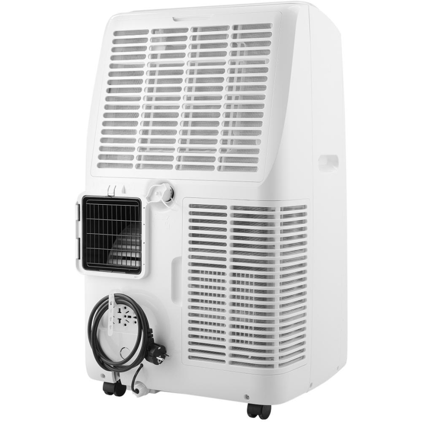 Sencor - Inteligentny klimatyzator przenośny 5 w 1 z kompletnym zestawem akcesoriów 733W/230V 9000 BTU Wi-Fi biały + pilot zdalnego sterowania