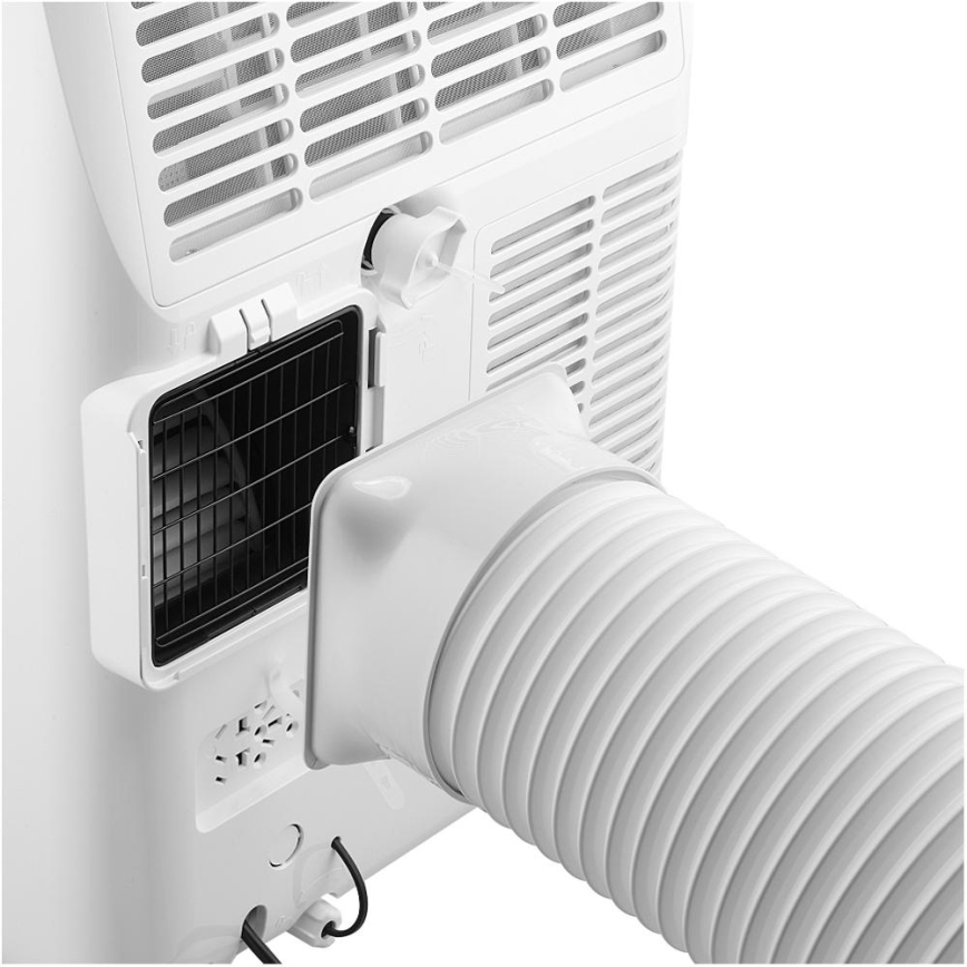 Sencor - Inteligentny klimatyzator przenośny 5 w 1 z kompletnym zestawem akcesoriów 733W/230V 9000 BTU Wi-Fi biały + pilot zdalnego sterowania