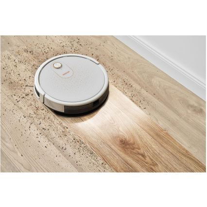 Sencor - Inteligentny robot sprzątający z funkcją mopowania 2w1 28W/2600 mAh Wi-Fi biały + pilot zdalnego sterowania