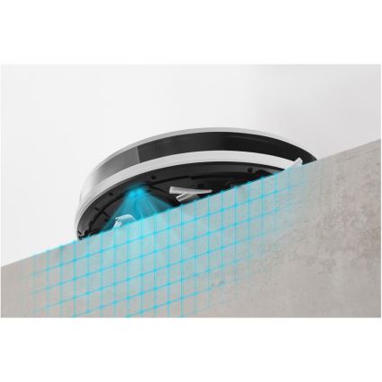 Sencor - Inteligentny robot sprzątający z funkcją mopowania 2w1 28W/2600 mAh Wi-Fi biały + pilot zdalnego sterowania