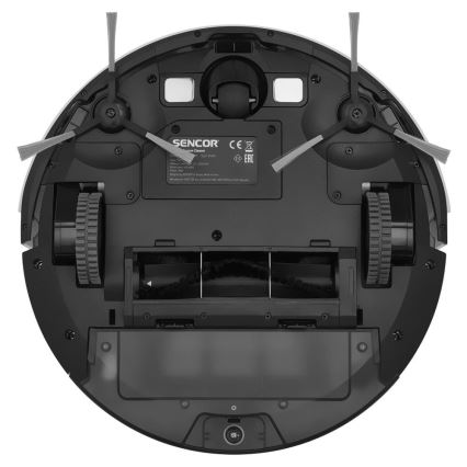 Sencor - Inteligentny robot sprzątający z funkcją mopowania 2w1 28W/2600 mAh Wi-Fi biały + pilot zdalnego sterowania