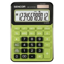 Sencor - Kalkulator stołowy 1xLR44 zielony/czarny