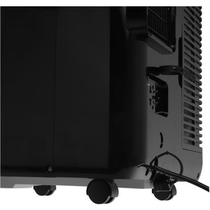 Sencor - Inteligentna przenośna klimatyzacja 4w1 z pełnym zestawem akcesoriów 900W/230V 9000 BTU Wi-Fi czarna + pilot zdalnego sterowania