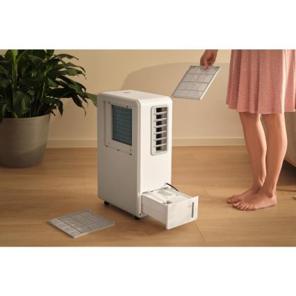 Sencor - Klimatyzator przenośny 4 w 1 200 W/230 V 1800 BTU biały + pilot