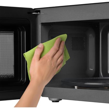 Sencor - Kuchenka mikrofalowa 800 W/230 V, 17 l, srebrna