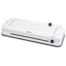 Sencor - laminator A4 z nożem i dziurkaczem 100W/230V biały