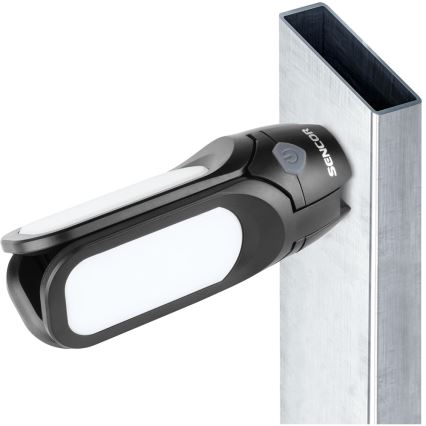 Sencor - ładowalna latarka kempingowa LED z panelem solarnym, 3W/1600 mAh, IPX4