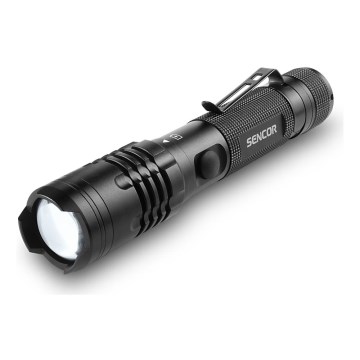 Sencor - Latarka LED ładowalna LED/10W IP22 czarna