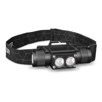 Sencor - LED aluminiowa czołówka ładowalna LED/5W/2600 mAh IP65