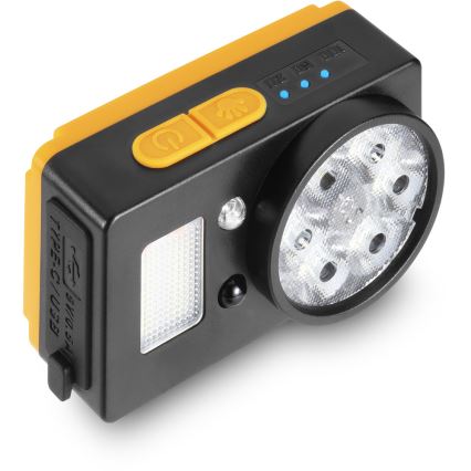 Sencor - LED czołówka ładowalna z funkcją powerbanku LED/5W/1200 mAh IP44