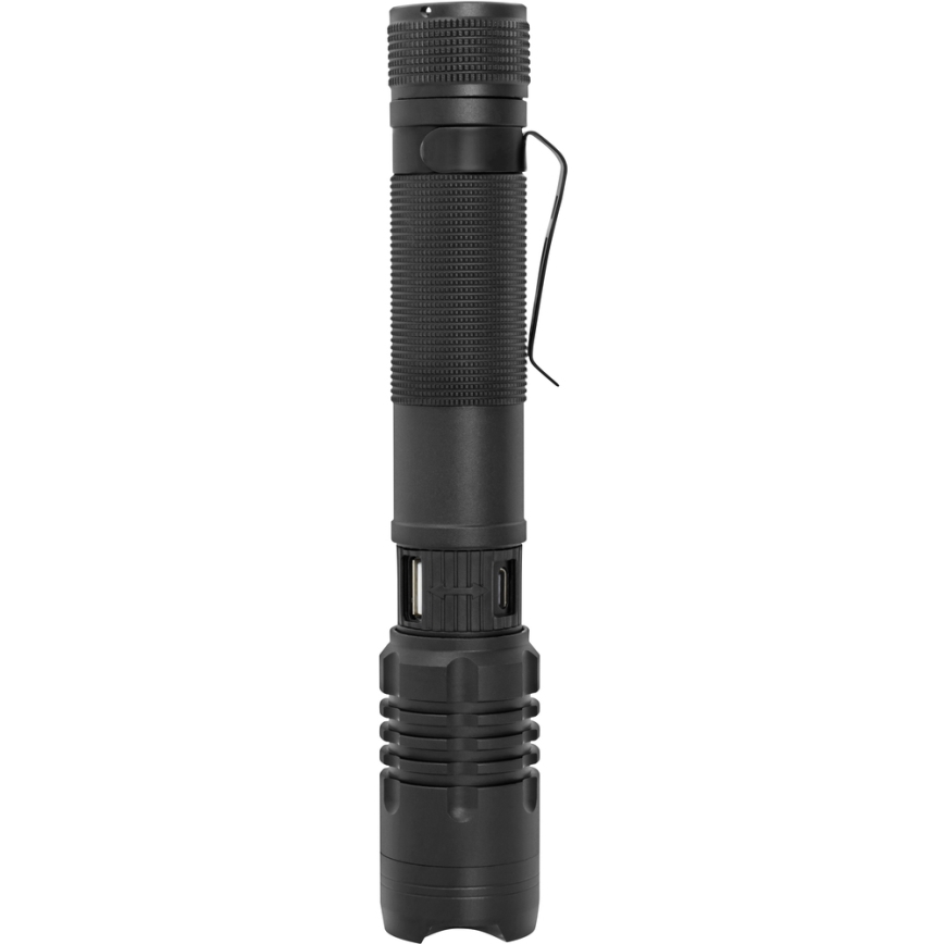 Sencor - Latarka LED ładowalna LED/10W IP22 czarna