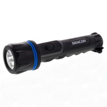 Sencor - LED Latarka LED/2xAA IP62 niebieska