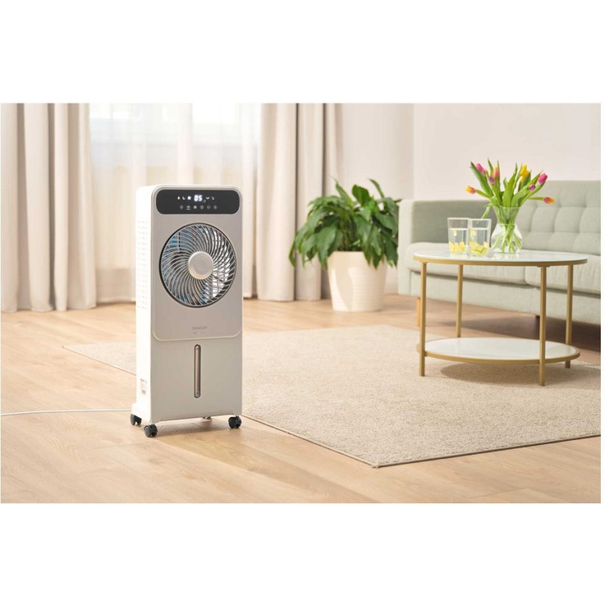 Sencor - Mobilny klimatyzer 28W/230V szary + zdalne sterowanie