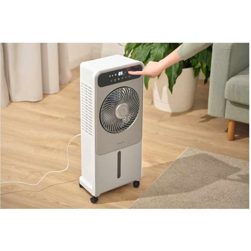 Sencor - Mobilny klimatyzer 28W/230V szary + zdalne sterowanie