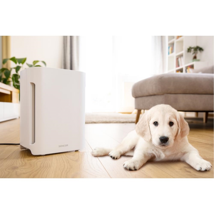 Sencor - Oczyszczacz powietrza 60W/230V biały