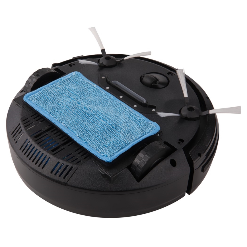Sencor - Odkurzacz automatyczny z mopem 2w1 15W/14,4V 1500 mAh czarny