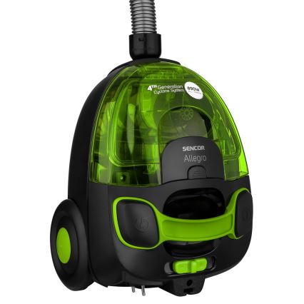 Sencor - Odkurzacz bezworkowy 1,5 l 890W/230V zielony/czarny