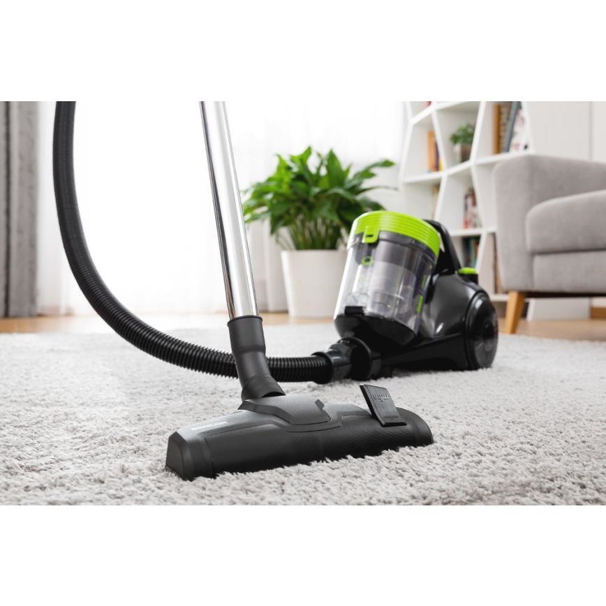 Sencor - Odkurzacz bezworkowy 2 l 700W/230V czarny/zielony