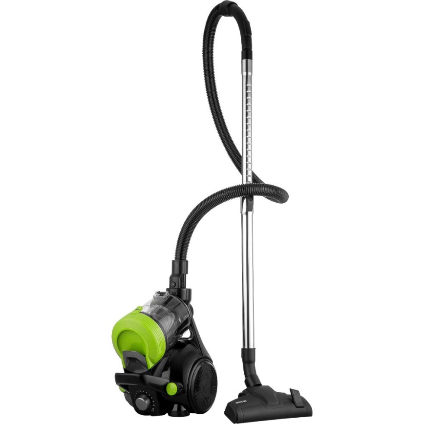 Sencor - Odkurzacz bezworkowy 2 l 700W/230V czarny/zielony